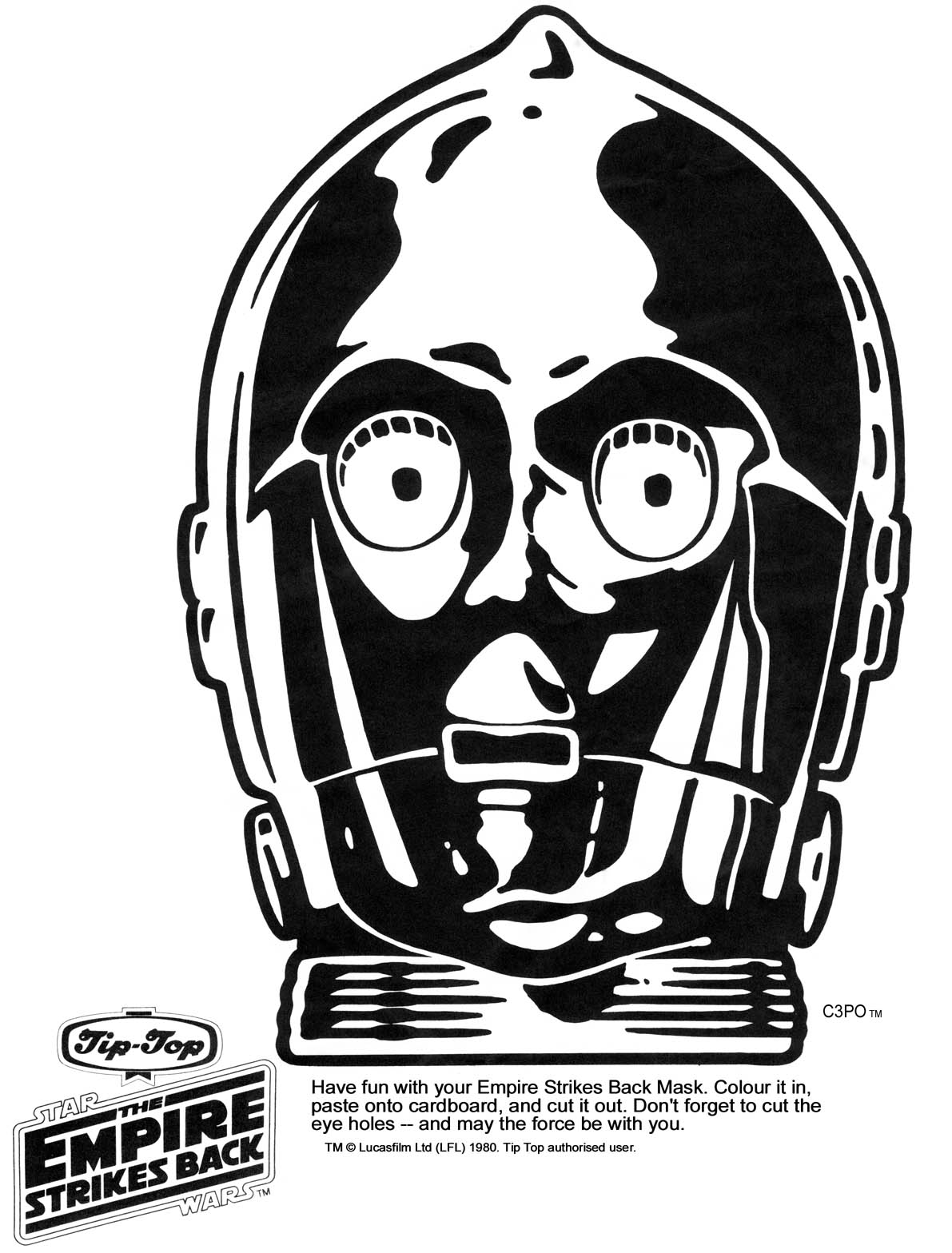 K's Star Base - Star Wars Printable Masks - Kaplan's Page